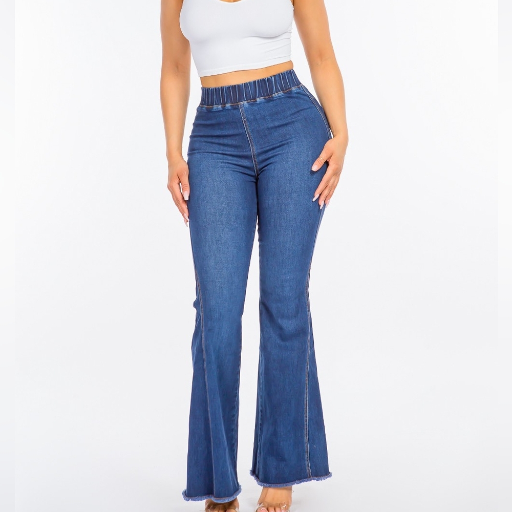 American Bazi High Waist Curvy Flare Jeans